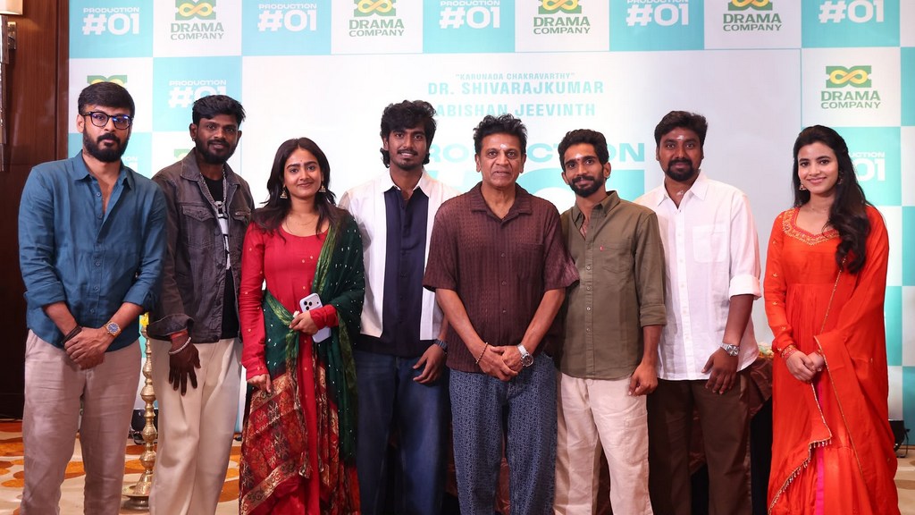 Shivarajkumar and Abhishan Jeevinth Starrer Film Launched